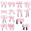 Skyygemm 12 Pcs Pink Bow Magnetic Bookmarks Coquette Style Bookmarks