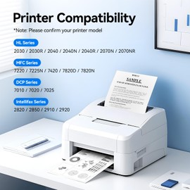 TN350 Toner Cartridge High Yield 2 Black Replacement for Brother TN-350 TN 350 Toner Compatible with Intellifax 2820 2910 2920 HL-2030 HL-2070N HL-2040 DCP-7020 MFC-7220 MFC-7225n MFC-7420 MFC-7820N