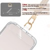 UKON Cell Phone Lanyard,Crossbody Lanyard and Wrist Strap Premium Metal
