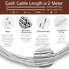 4PCS Premium Bike Brake Cable Set,Universal Standard Bicycle Brake Cable,