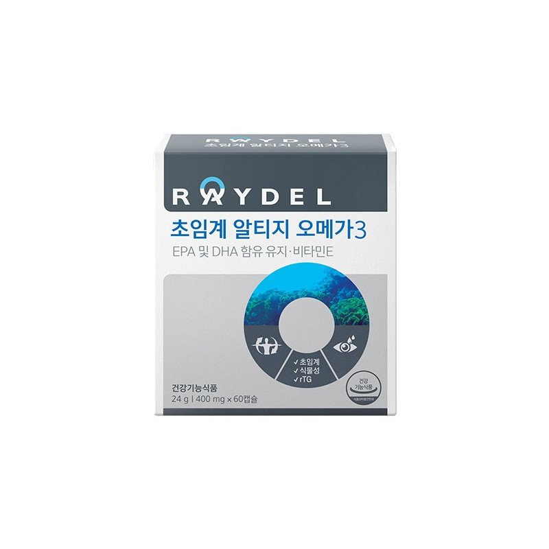 Raydel Supercritical RTG Omega-3 (60 capsules) x 2 boxes #2-month