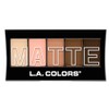 L.A. COLORS 5 Color Matte Eyeshadow Palette, Tan Khaki CEM478