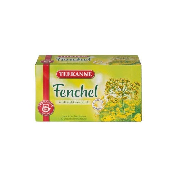 TEEKANNE Fenchel (fennel) /40 tea bags / German-Import