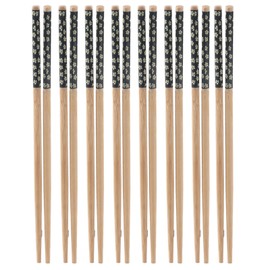 8 Pairs Bamboo Chopsticks Reusable Classic Japanese Style Chop Sticks Set for Home Restaurant