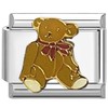 UNY JEWEL Classic Teddy Bear Italian Charm 9mm Stainless Steel