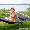SUNCREAT 15 ft Outdoor Hammock Stand, Heavy Duty Hammock Stand