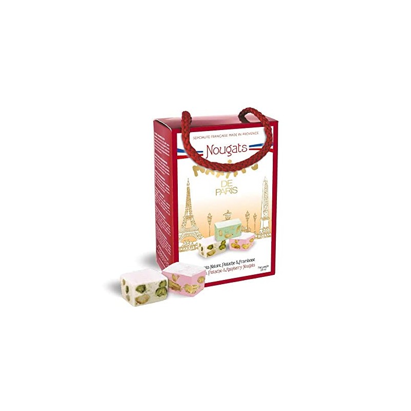 Maxim's de Paris Vanilla Pistachio And Raspberry Nougats Candies from