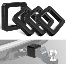 Nilight 2.5Inch Hitch Receiver Silencer Pad 4 Pack Reduce Rattle