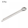 sourcing map Split Cotter Pin, 4mm x 35mm Stainless Steel