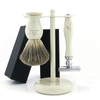 Classic Wet Razor Set with Safety Razor and Badger Hair
