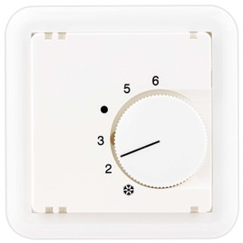 REV 0216890106 Vario Cover (Changeover Contact), Control Panel Thermostat Heating, White, Heizung (Wechselkontakt)