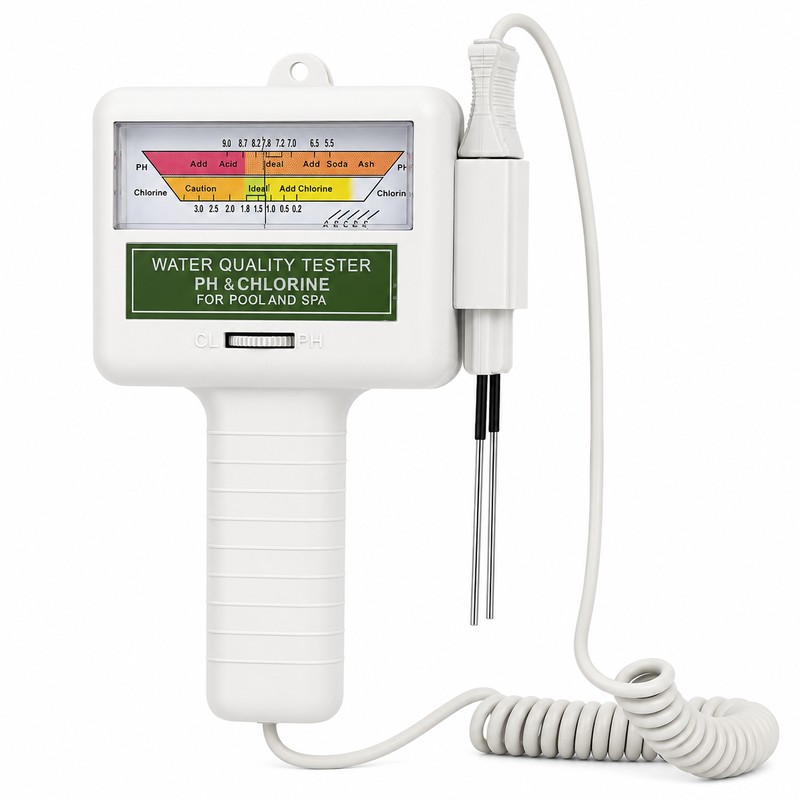 2-in-1 pH and Chlorine Meter for Pool Water Testing –