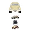 BRISA VW Collection - Volkswagen Kühlschrank-Büro-Pinnwand-Magnete mit Käfer/Beetle Motiven (3er