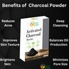 Herbs Botanica Activated Charcoal Powder - Food Grade Bamboo Charcoal