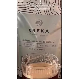 Greka Colágeno Hidrolizado En Polvo  Hydrolyzed Collagen Powder, 150g Bag                                                                             