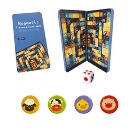 Andux Magnetic Classic Board Games Portable Lightweight Travel Size Chess Games THYX-02 (Treasure Hunting Chess)