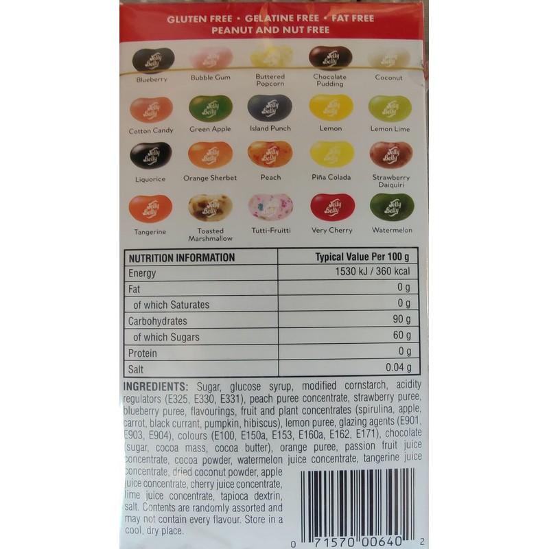 Jelly Belly | 20 Assorted Box, 1x100g
