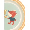 SIGIKID Plate Fox & Bear rPET "4 Friends" Mint, One