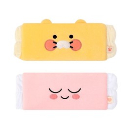 Kakao Friends Chunsik Apeach Face Wash Band 2-Piece Set Basic Microfiber Couple Face Wash Band / 춘식이 어피치 세안밴드 2종세트 베이직 극세사 커플 세안밴드