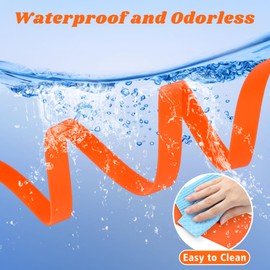 XiaZ Waterproof Pet Dog Leash 6 FT, Training Long Line Lead for Large Medium Small Dogs Outside Walking, Playing, Camping, or Yard (6 Feet, Orange)