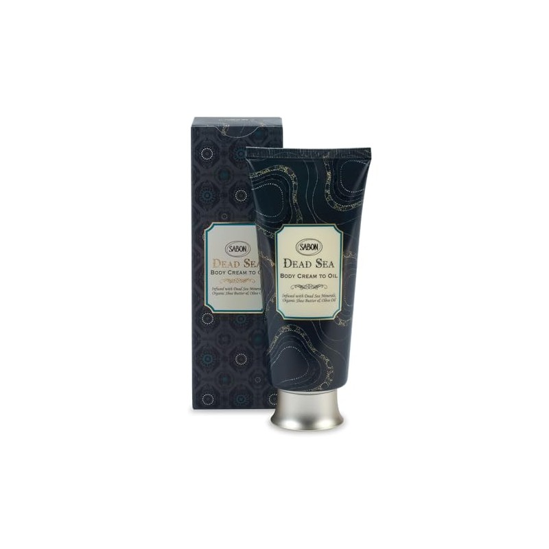 SABON Cream to Oil, Dead Sea, Salty, Aromatic, Green Scent,