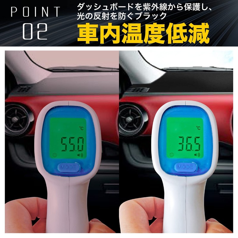 Fuji Drive Prius 30 Series Dashboard Mat Sun Protection Anti-Glare