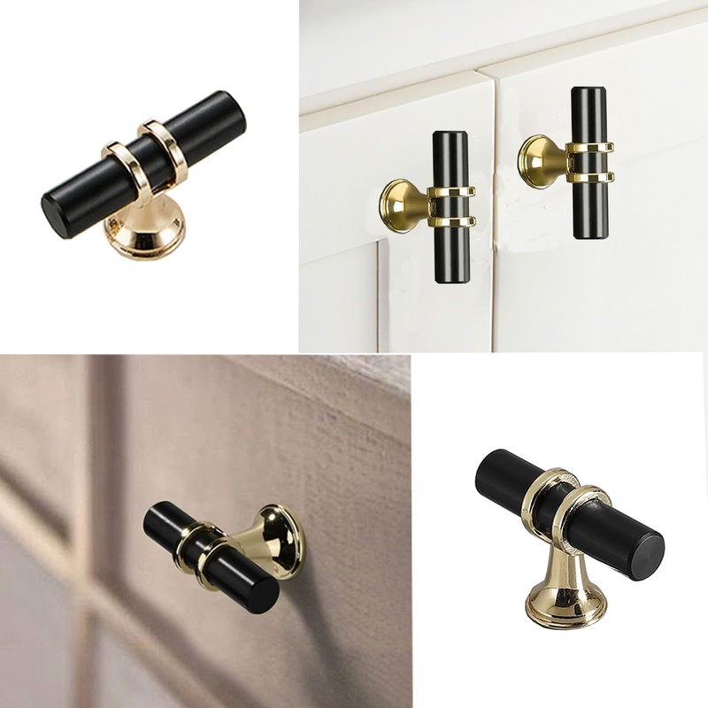 Ymaiss 12 Packs Cabinet Knobs T Bar Kitchen Dresser Knobs