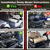 Jaxpare Golf Cart Seat Covers for Club Car Precedent,DS and