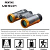 Pentax Binoculars UD 9x21 - Gray and Orange. A Bright