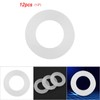 Silicone Flat Gasket White Sealing Washers for Bellows Hoses 12pcs