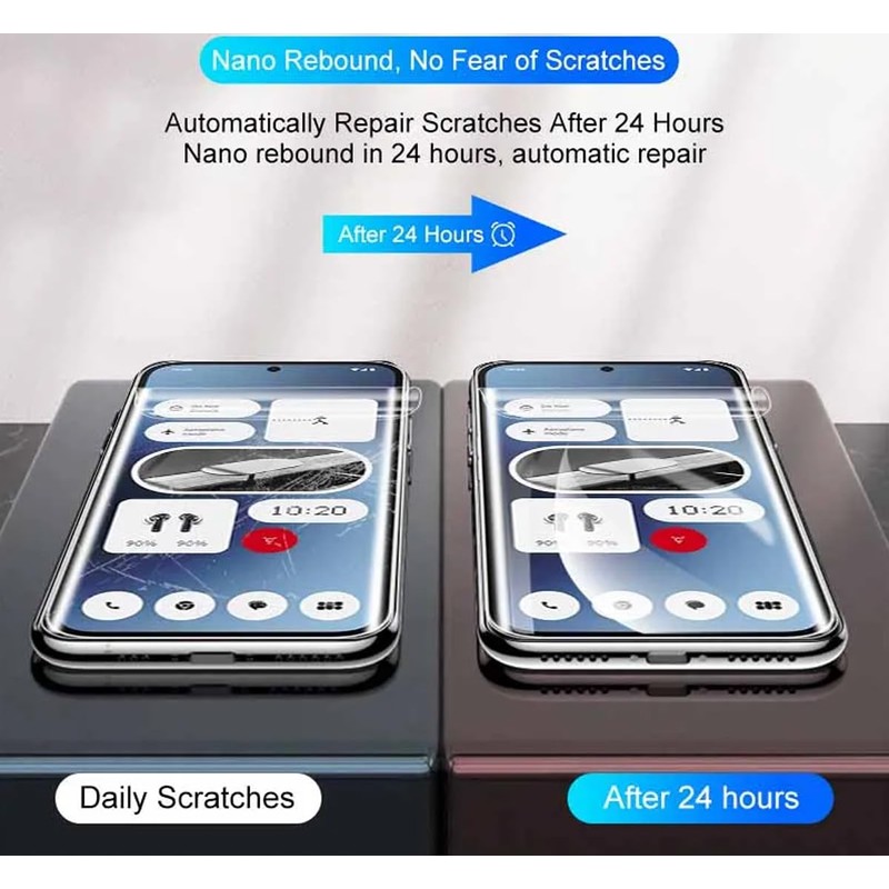 SRSRROP [3 Pack] Hydrogel Screen Protector for Nothing Phone (2a)