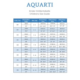 Aquarti Boys' Swimming Trunks with Side Inserts, Black/Graphite/Blue