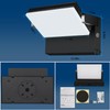 ledmo 150W LED Outdoor Wall Pack Light with Dusk to