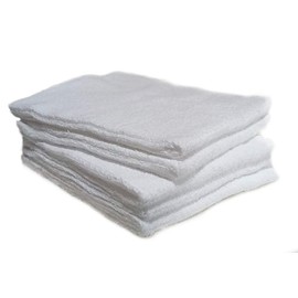 Face Towels, Set of 5 (White)