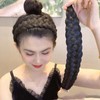5 Strands Synthetic Hair Braided Headband for Women Wig Braid