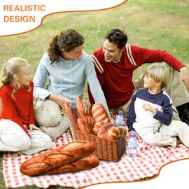 Generic Fake Food Realistic Artificial Bread Cupcake Slice Fake Donuts Desserts Decoration Macaroon Birthday Faux Fruit Simulation Croissant Fake Model Pu Photography (D)