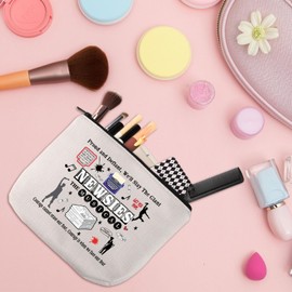 MYSOMY Newsies Musical Inspired Gifts Seize The Day Makeup Bag King of New York Musical Gift Musical Theatre Fans Gift (News Bag)