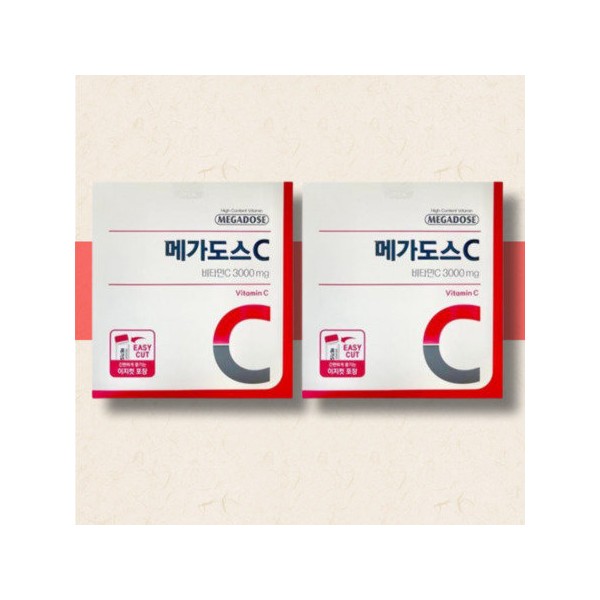 고려은단 메가도스C 비타민C 3000 3g x 100포 2박스 GG