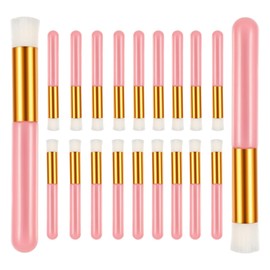20 Pieces Eyelash Shampoo Brush Eyelash Extension Cleaning Brush Blackhead Removal Brush for Women Cosmetic Tool (Pink)