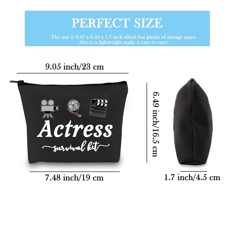 Actress Gift Actress Survival Kit Theatre Acting Gift Zipper Pouch