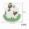 XINGSUI Set of 4 chicken apron, chicken protection, hen chicken,