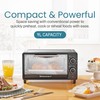 Elite Gourmet ETO490 9L/4 Slice Countertop Toaster Oven with 30-Minute