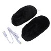 USB Heating Shoes Men Women Washable Outdoor Soft Plush Electric
