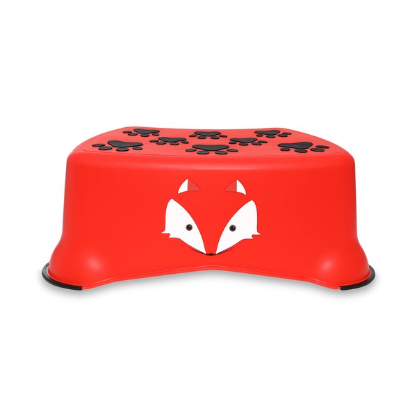 My Little Step Stool - Fox Step Stool for Toddlers, Anti-Slip Toilet Training Step for Kids to Reach The Toilet and Sink