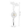 SEWACC Retractable in Ear Earphones with Cushions Lightweight Headphones for