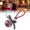 Eternal Flower Keyring Beautiful Rose Pendant Handmade Preserved Keychain for