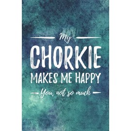 Vitamin & Supplements Tracker: Chorkie Dog Mom Funny Dog Lover Idea