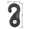 Camping Snaps Hooks Plastic Buckles, 6.5mm Hole Clip Accessories for