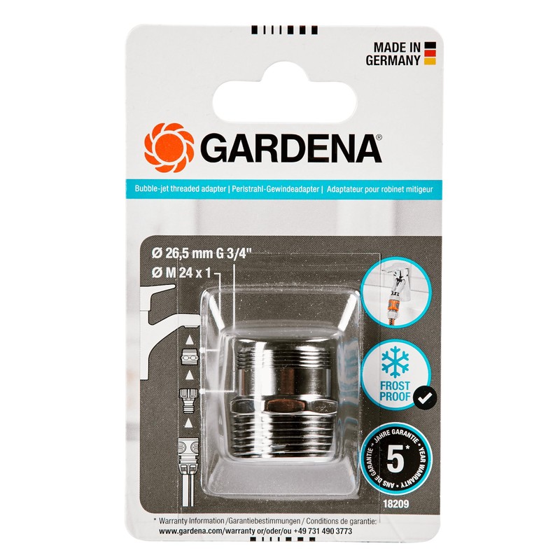 Gardena Pearl Beam Thread Adapter: Adapter for Connecting Systems to