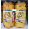 Trader Joe's Yellow Cling Peach Halves in white grape juice